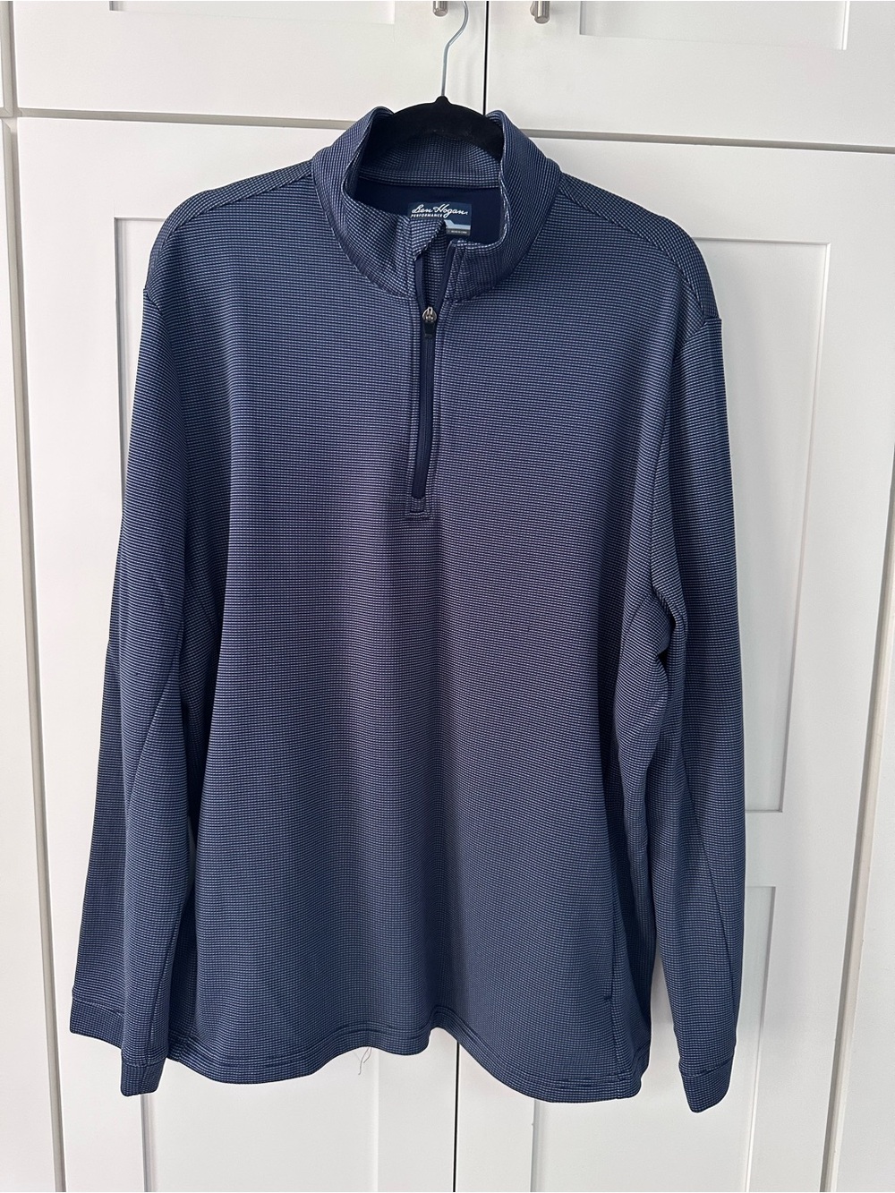 Hogan Men's Navy Blue Half-Zip Sweater